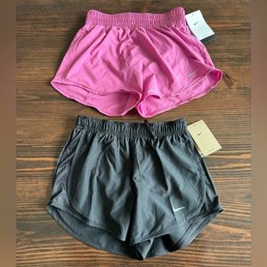2 pairs of Nike running shorts